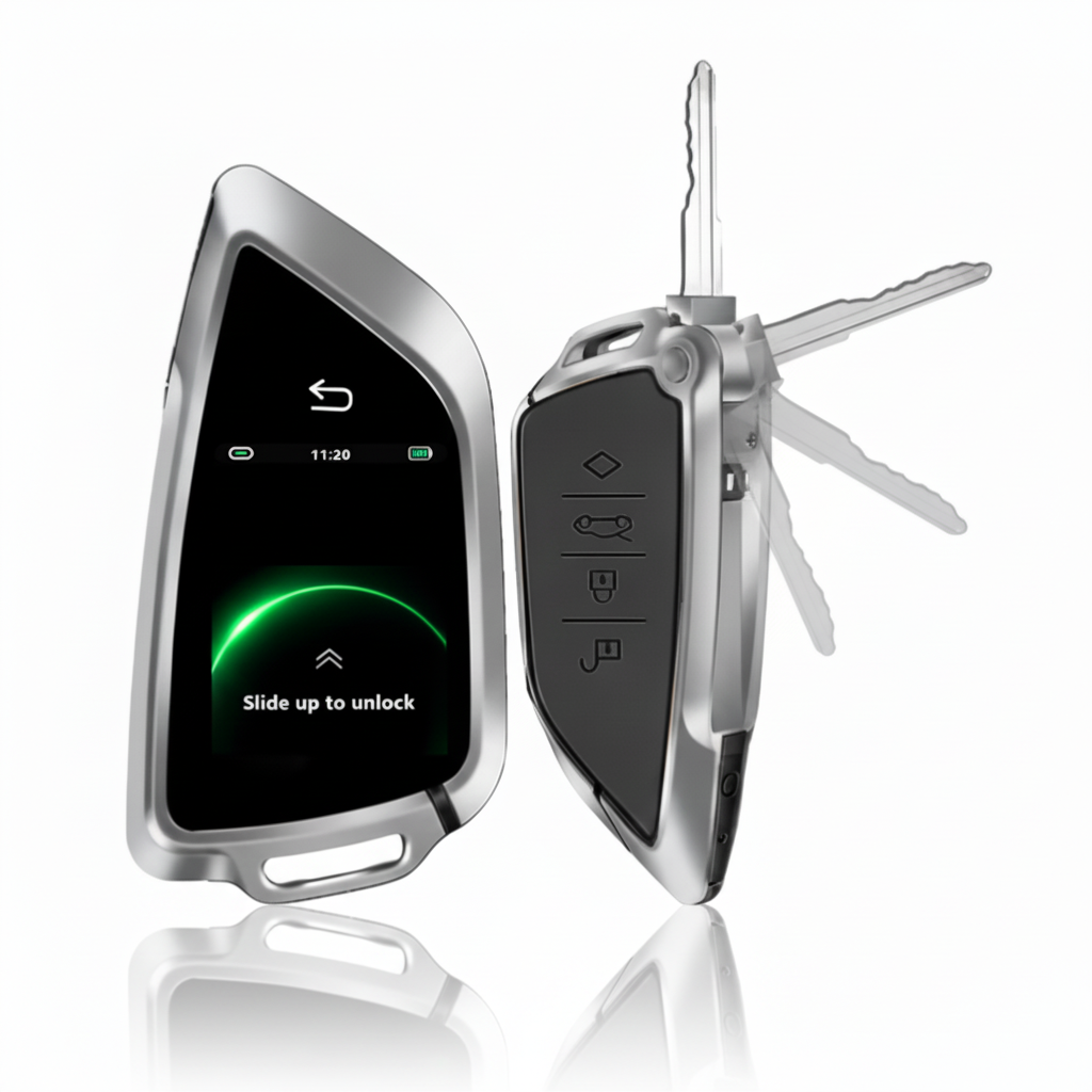 Chiave Smart Digitale Auto con Display LCD Touch Screen con Lama