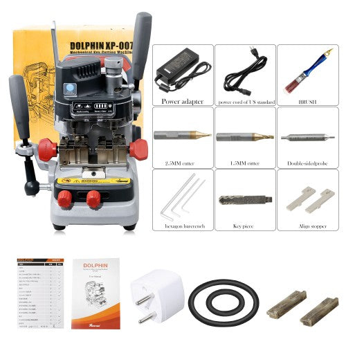 Xhorse Dolphin XP-007 XP007 – Duplicatrice Manuale Professionale per Chiavi Laser, Punzonate e Piatte