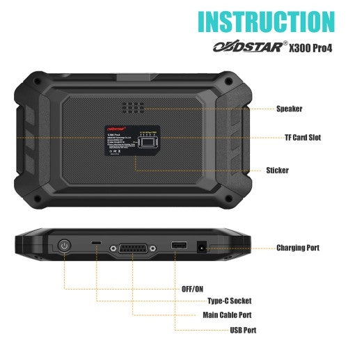 OBDSTAR X300 Pro4 Key Master 5 – Strumento Professionale Programmazione Chiavi Auto IMMO OBD