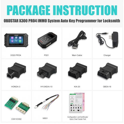 OBDSTAR X300 Pro4 Key Master 5 – Strumento Professionale Programmazione Chiavi Auto IMMO OBD