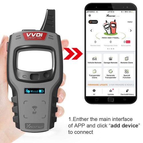 Xhorse VVDI MINI Key Tool Globale – Programmatore Chiavi Auto